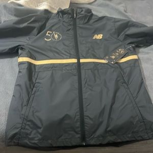 New Balance 50th Anniversary TCS New York Marathon Jacket Womens Size L Black